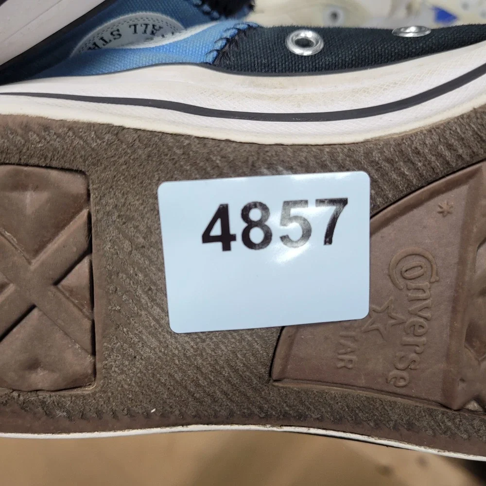 Converse Chuck Taylor All Star Madison‎ Mid Black Blue Sneakers A06371F Kids 6